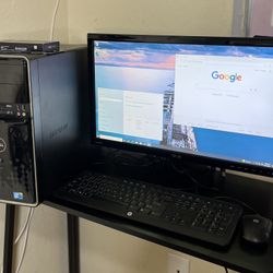 💻 Dell i5 Desktop Bundle – SSD + 2TB HDD, 1080p Monitor, Win 10 Pro ✅