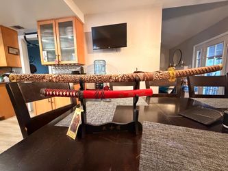Katana Sword Set with Display Stand
