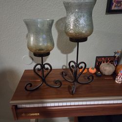 Two Matching Candle Holders