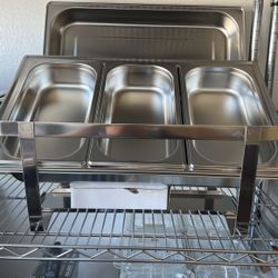 New Food Warmers/ New Traits With Lids / Buffet Traits 