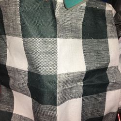 2 Plaid Tweed Matching Pillow Cases