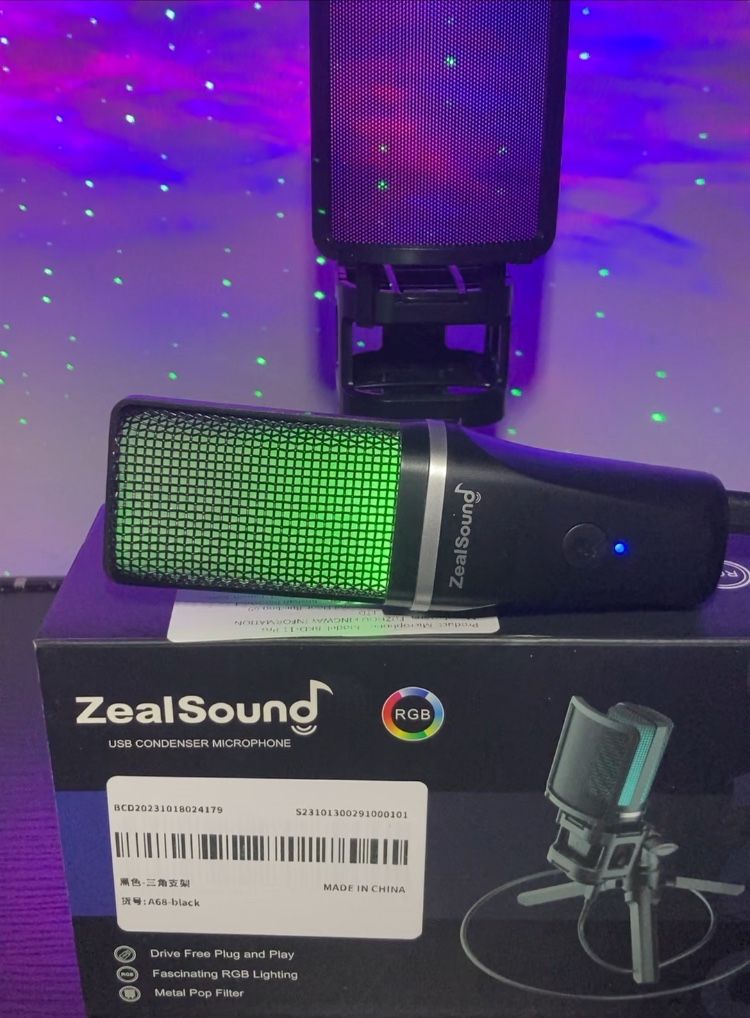 Zeal Sound Microphone With RGB Lights 