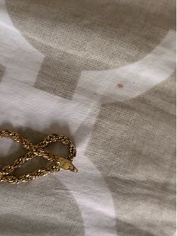 14kr rope bracelet