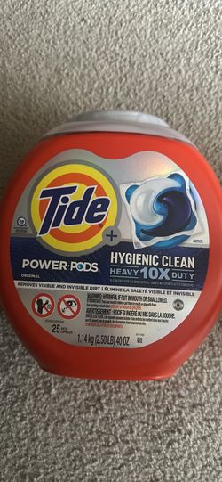 Tide detergent 25 pods $25 dollars 