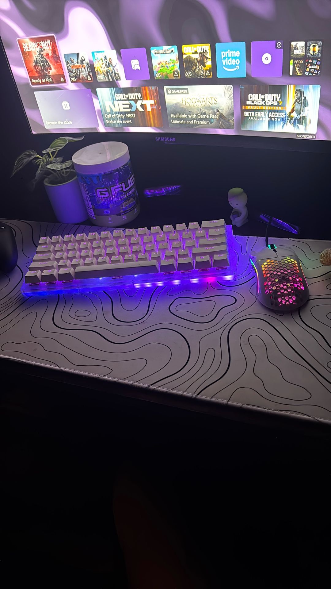 Custom Gaming Keyboard and Glorious Model O Mouse
