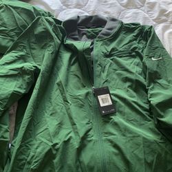 Women Nike Windbreaker Sweatcoat Size Xl Tall 