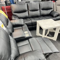 Quadruple Reclining Couch And Loveseat! 