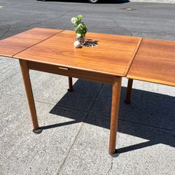 Mid-Century Dining Table, Denmark, Two Chairs Included