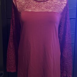 Torrid Lace Detail Blouse Size 4