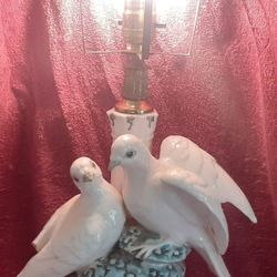 Porcelain Doves Lamp