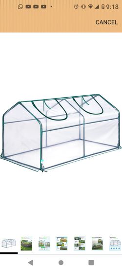 120x60x60 cm Mini Greenhouse, Portable Quick-Setup Small Tabletop Waterproof UV