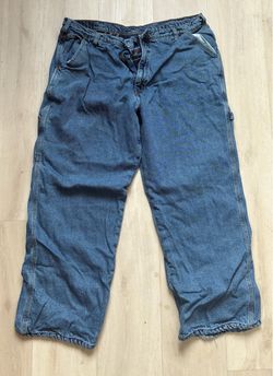 Full Blue Carpenter Insulated Jeans 40x32