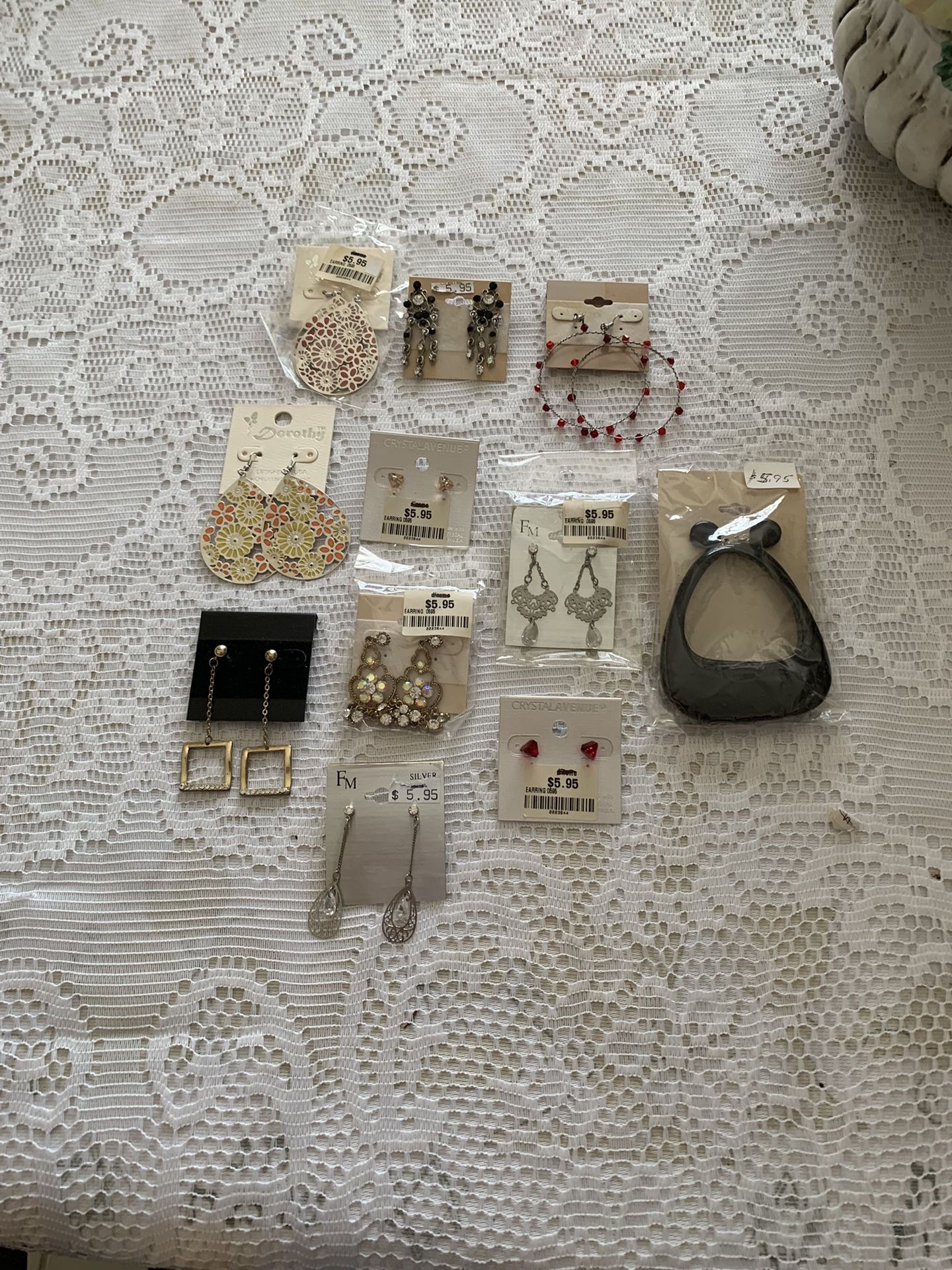 NEW EARRINGS AT $3.00 EACH 