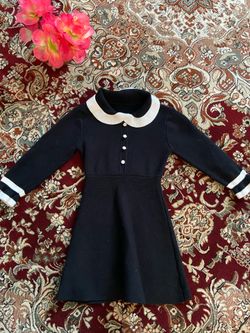 Girls black dress size 4-5