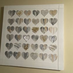 Canvas Wall Art Hearts
