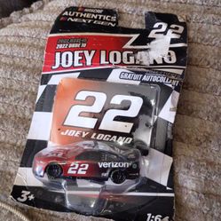 Joey Logano Car And Sticker Card