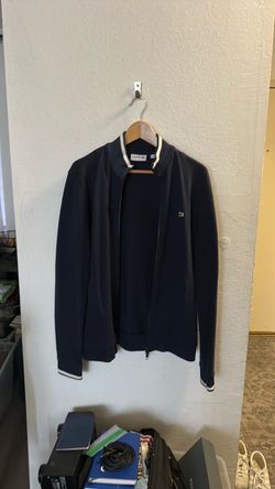 Lacoste Navy Full-Zip Track Jacket