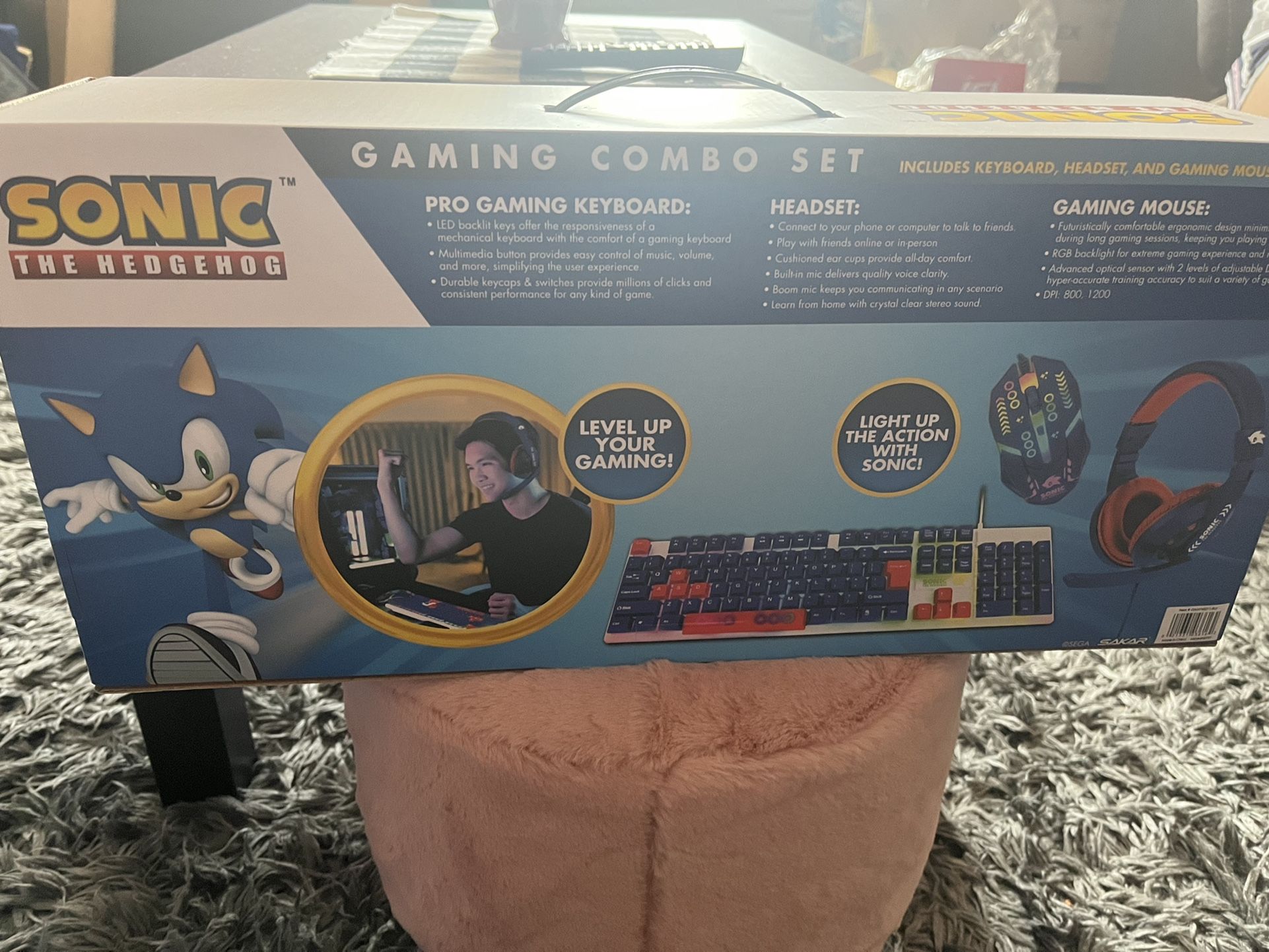 Sonic The Hedgehog Gaming Combo Set 