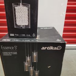  Lot of (2) ARTIKA Pendant LED Light Fixturs, New