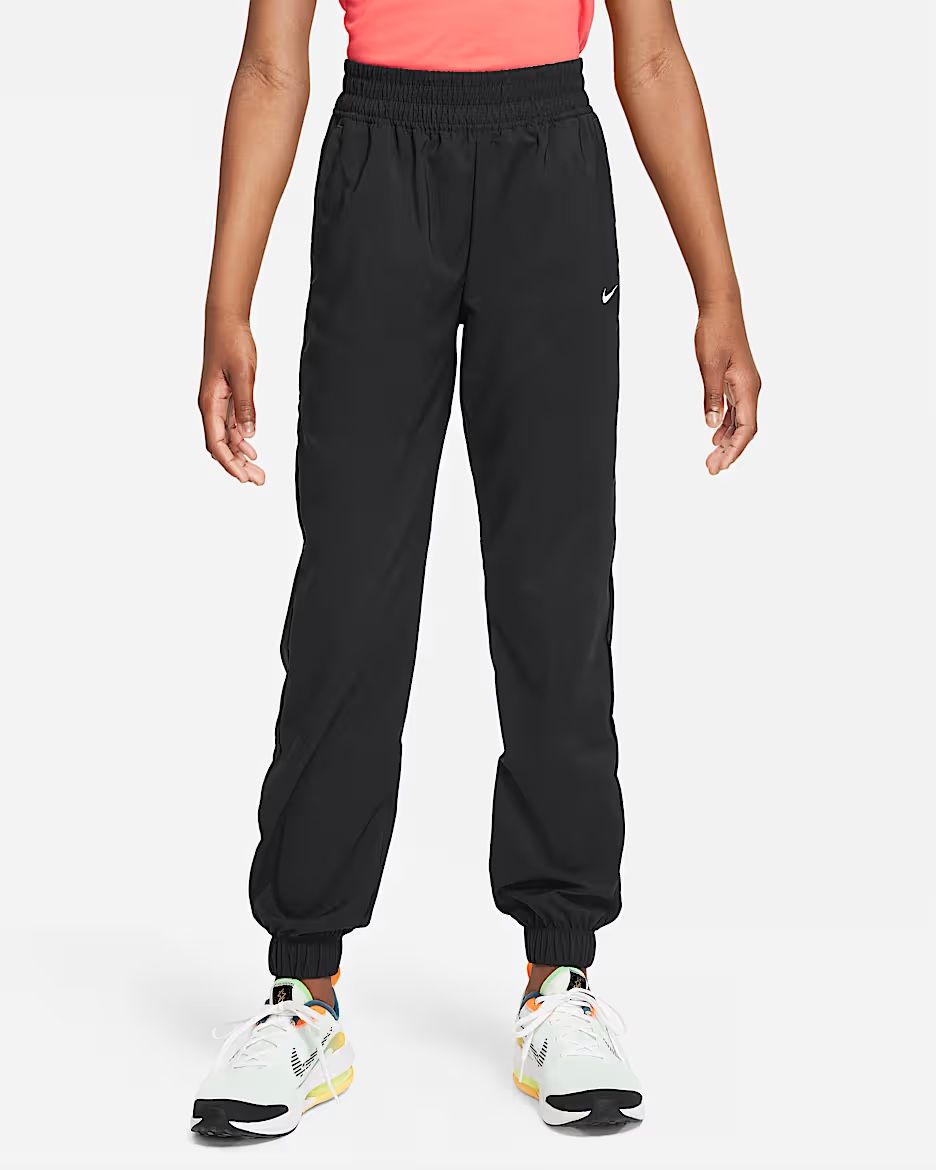 NEW Nike Dri-FIT One Big Kids Small Woven Training Pants - Small (FD2857-010)