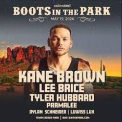 4 Tickets To Vip Boots In The Park 