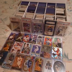 Baseball,  Football,  Basketball Sports Card Collection 