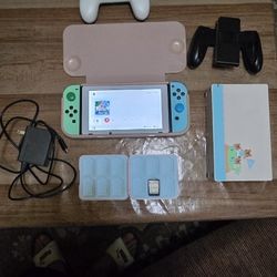 Nintentendo Switch W Accessories And Super Mario Bros U 