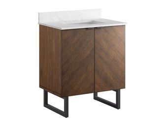 NEW! ALLEN + ROTH Destin 30 inch Vanity in Cherry (Southcenter)