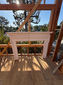 1946 fireplace mantel