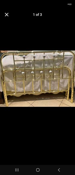 Full antique bed