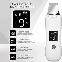 Face Scrubber Skin Spatula - Blackhead Remover with 4 Modes, Pore Extractor Face Spatula Deep Cleansing for Facial Skincare Women Gift