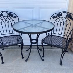 Iron Vintage Bistro Set