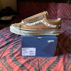 VANS OLD SKOOL 36 PEARLIZED COCOA BROWN SIZE 10