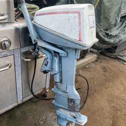 Outboard Boat Motor 7.5hp Evenrude