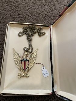 Vintage Patriotic EAGLE Pendant