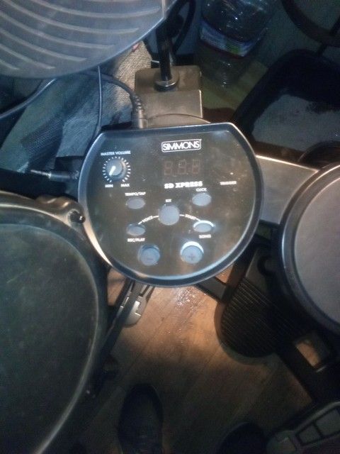 SD Simmons Electric Drums Set With Two Steppers...