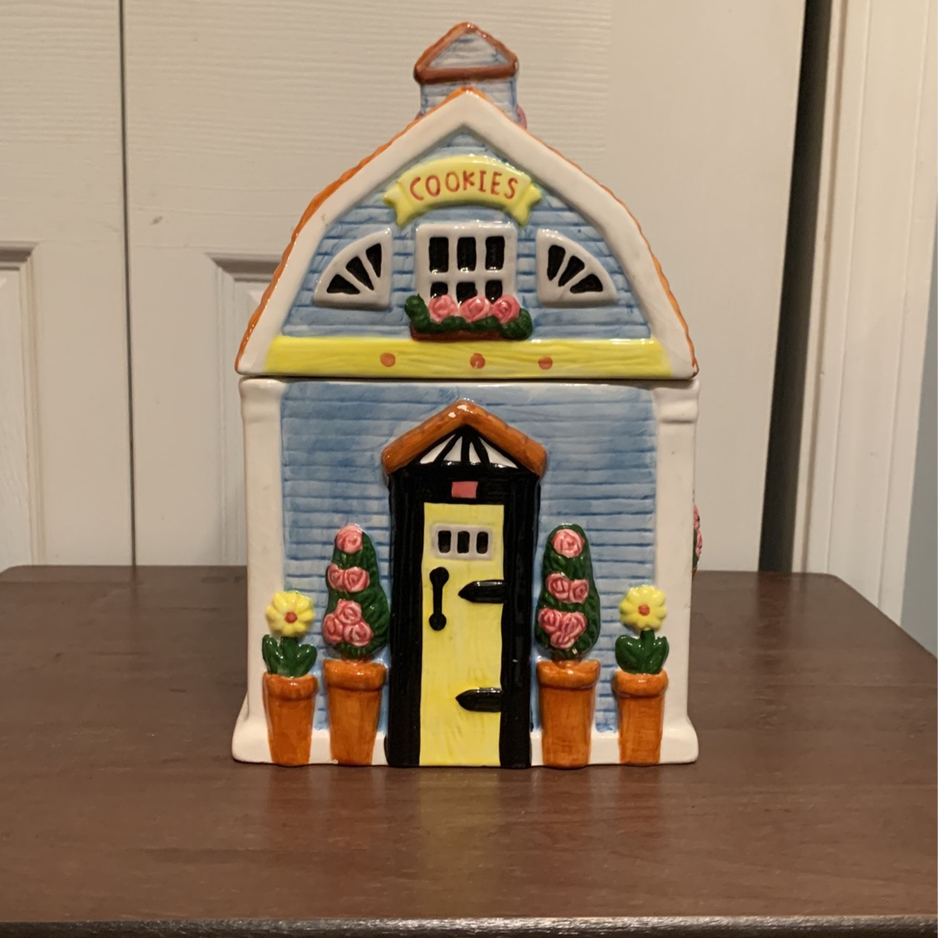 Ceramic House Cookie Jar