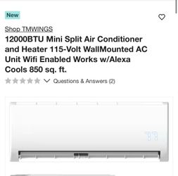 Split-Type Air Conditioner Indoor Unit WWA-1200-115V-N