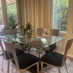 Dining Table + 6 Chairs/ Coffee Table And Side Table 