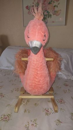 Pink Flamingo Toddler Rocker By Soft Landing Co