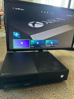 Xbox one with power cord and HDMI cord