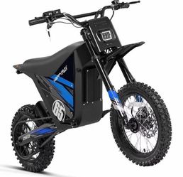 HAPPYRUN G300 SE Mini Electric Dirt Bike Teens Adults Electric Bike with Mid-Drive 48V 26AH Removable Battery with Hydraulic Brakes (26AH Dirt Bike