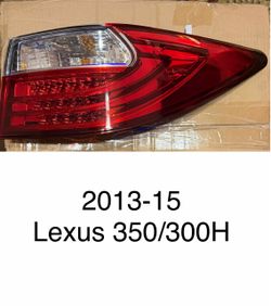 2013-15 Lexus E350 E300H tail light new