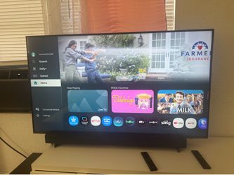 50 Inch Samsung Tv (W/ Soundbar & Subwoofer)