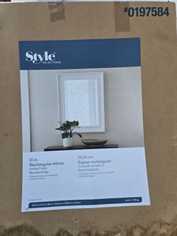 21" Rectangular Mirror