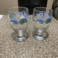 Set De Copas Con Decoración 