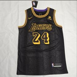 LA Lakers Kobe Bryant Black Mamba City Jersey Size S-L NEW 