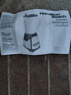 Hamilton Beach Blender