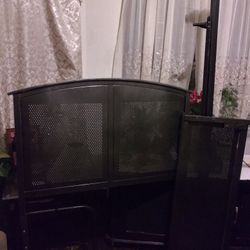 Metal Twin Bed Flames