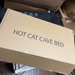 Hot cat cave bed